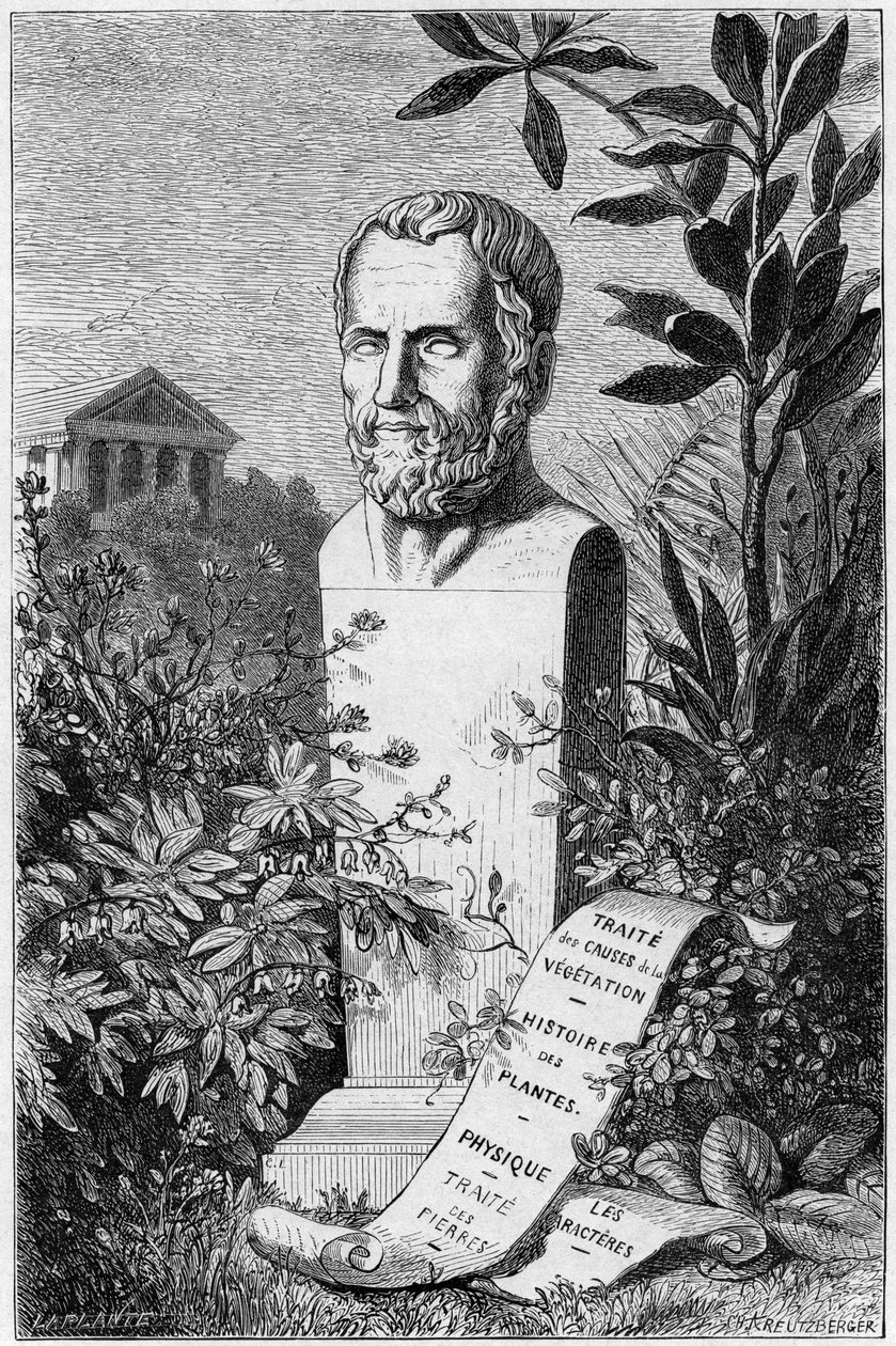 Theophrastus, Antik Yunan filozofu ve bilim adamı, 1866 by Unbekannt