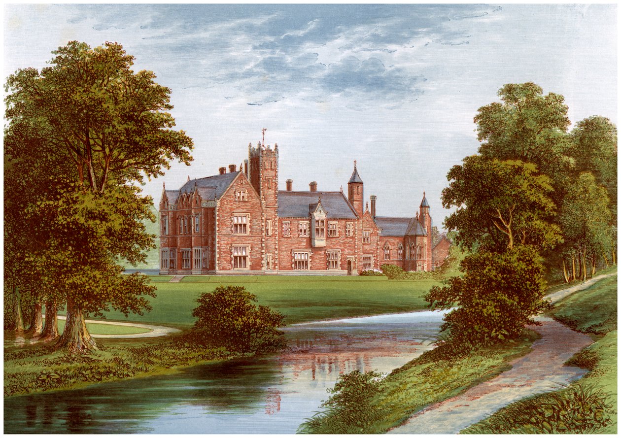 Thicket Priory, York, Dunnington-Jefferson ailesinin evi, c1880 by Unbekannt