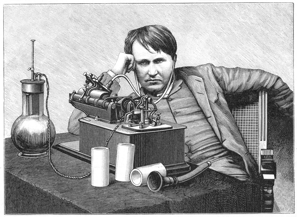 Thomas Alva Edison, 1888 by Unbekannt