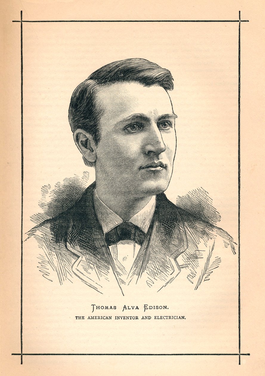 Thomas Alva Edison, Amerikalı mucit, 1893 by Unbekannt