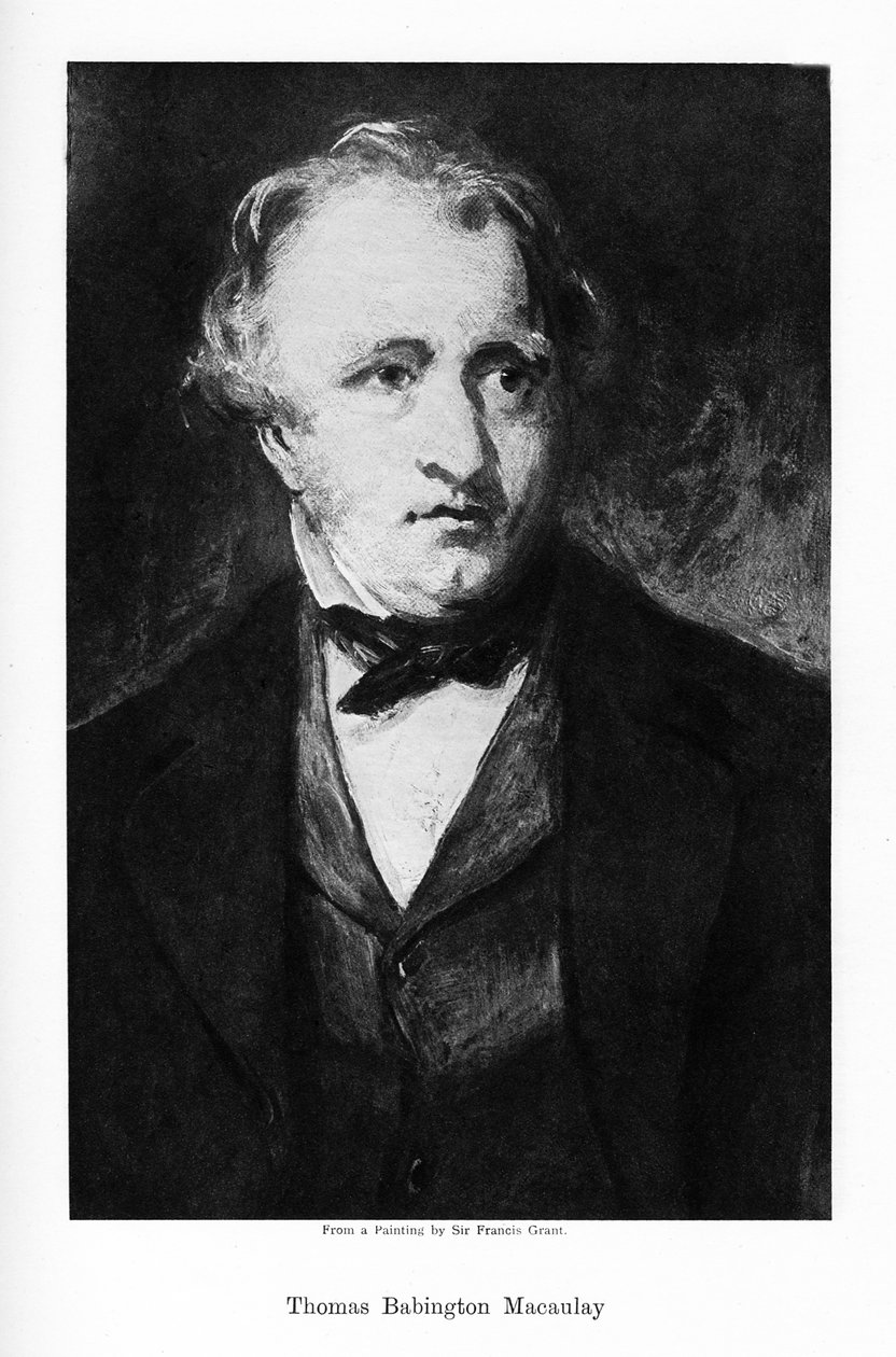 Thomas Babington, İngiliz şair, tarihçi ve Whig politikacısı, 19. yüzyıl by Unbekannt