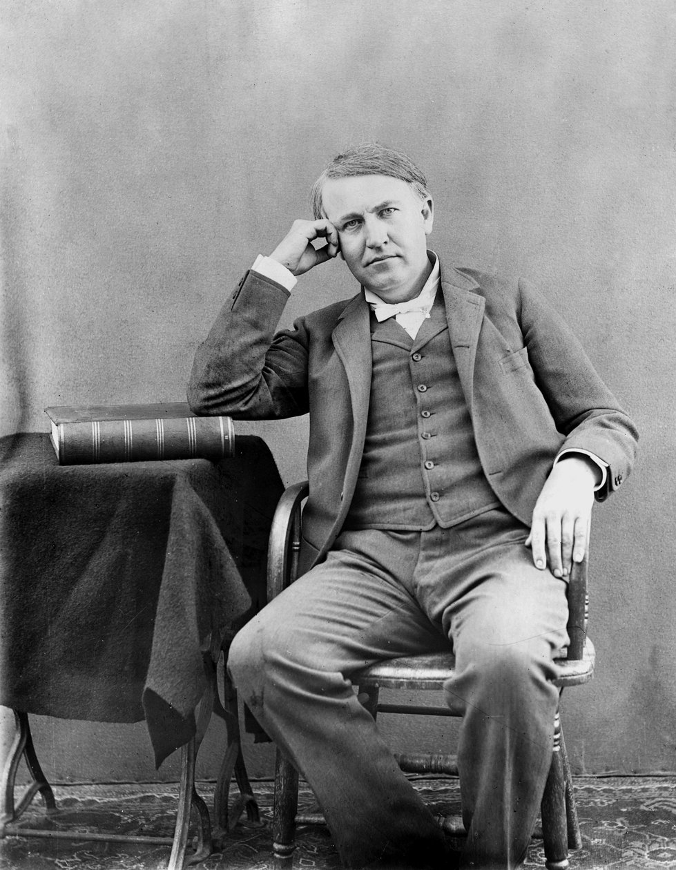 Thomas Edison, Amerikalı mucit by Unbekannt