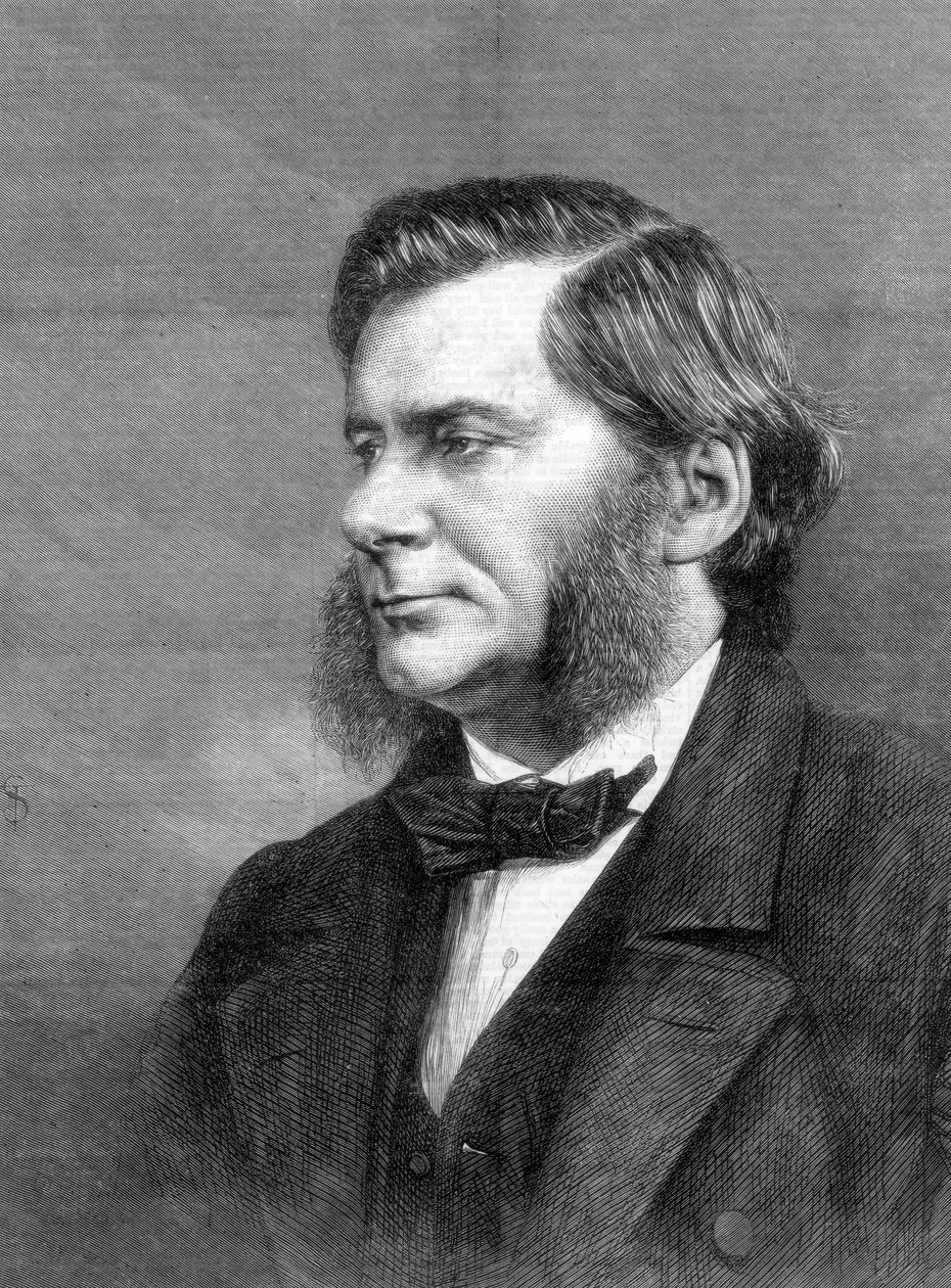 Thomas Henry Huxley, İngiliz biyolog, 1871 by Unbekannt