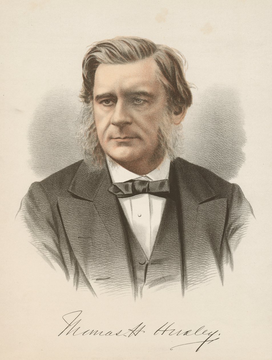 Thomas Henry Huxley, İngiliz biyolog, c1880 by Unbekannt