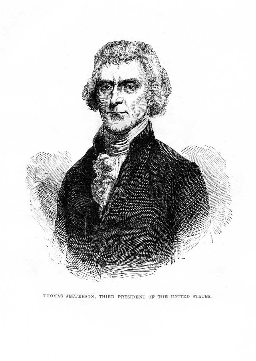 Thomas Jefferson, Amerika Birleşik Devletleri