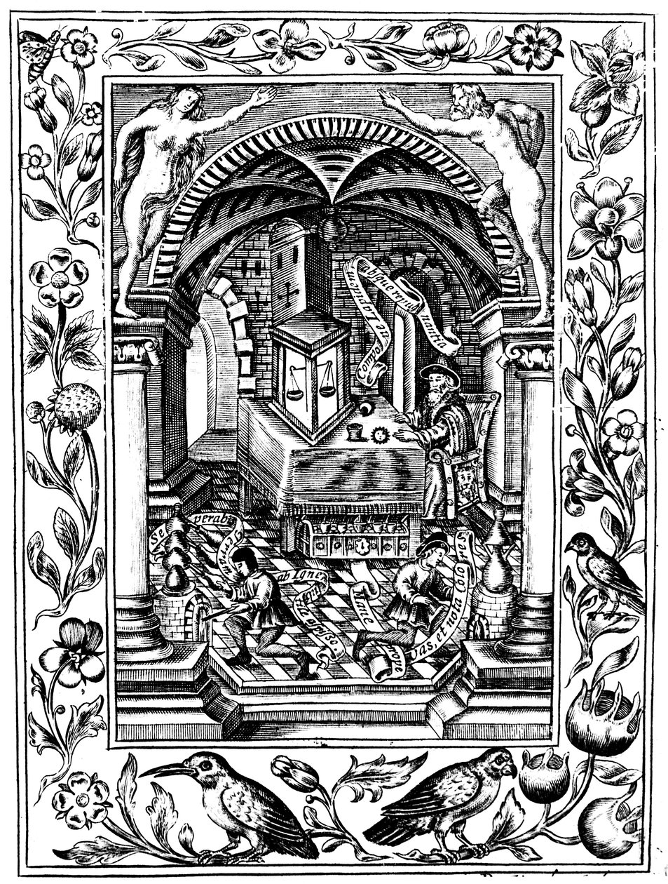 Thomas Nortons laboratuvarı, c1477 1652 by Unbekannt
