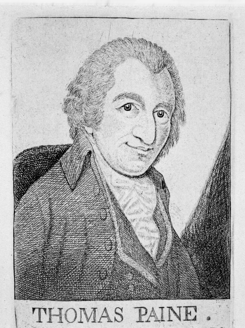 Thomas Paine, İngiliz doğumlu Amerikalı devrimci, yazar ve filozof, c1790 by Unbekannt