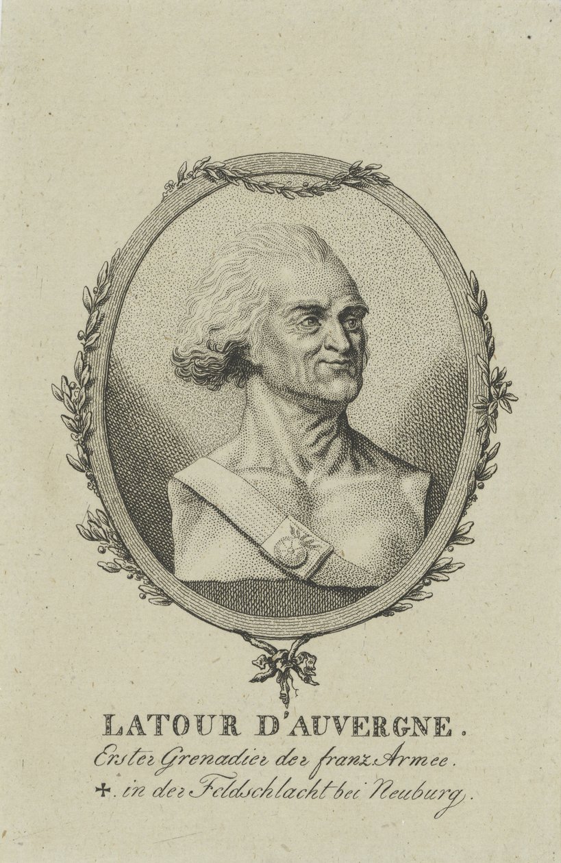 Théophile Corret de La Tour dAuvergne 1743-1800, c. 1800. by Unbekannt