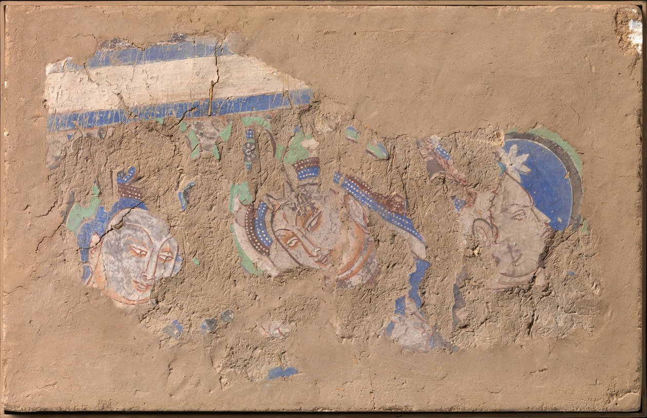 Üç Bodhisattva, yaklaşık. 6-7 yüzyıl. by Unbekannt