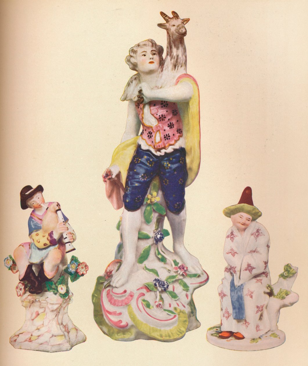 Wallace Elliot Koleksiyonundan Üç Çin Figürü, c1775 by Unbekannt