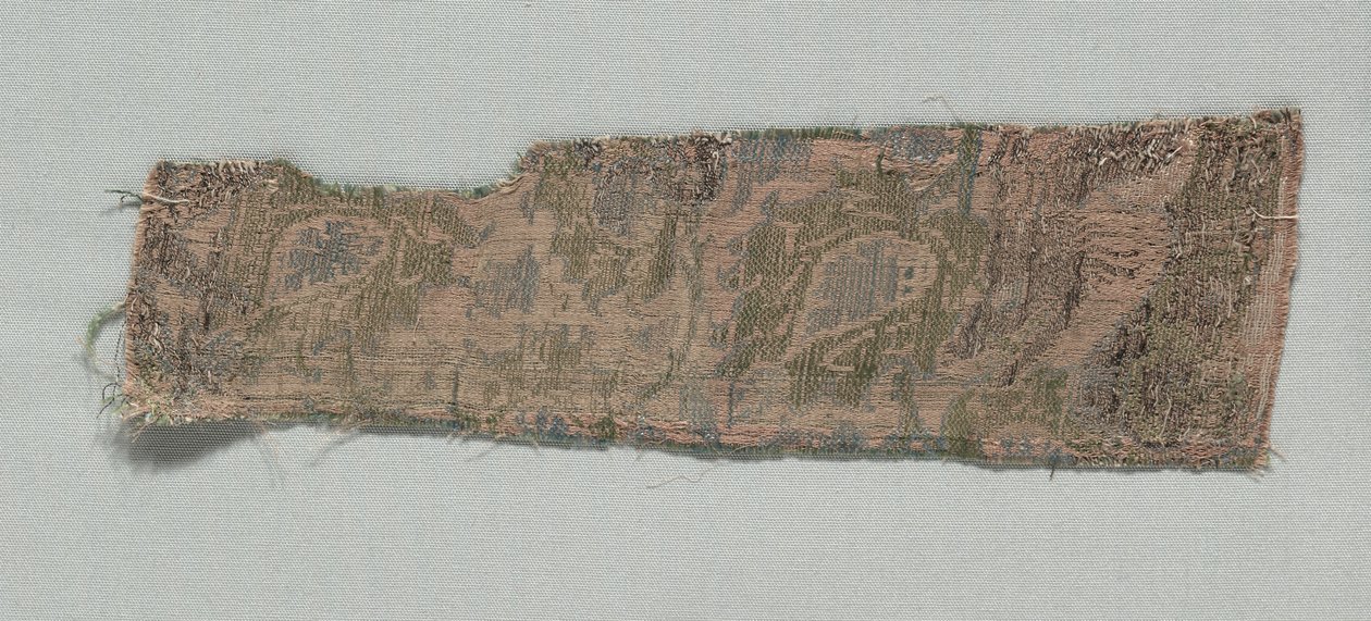 İtalyan Gotik İpeğinin Üç Parçası, 1350-1399. by Unbekannt