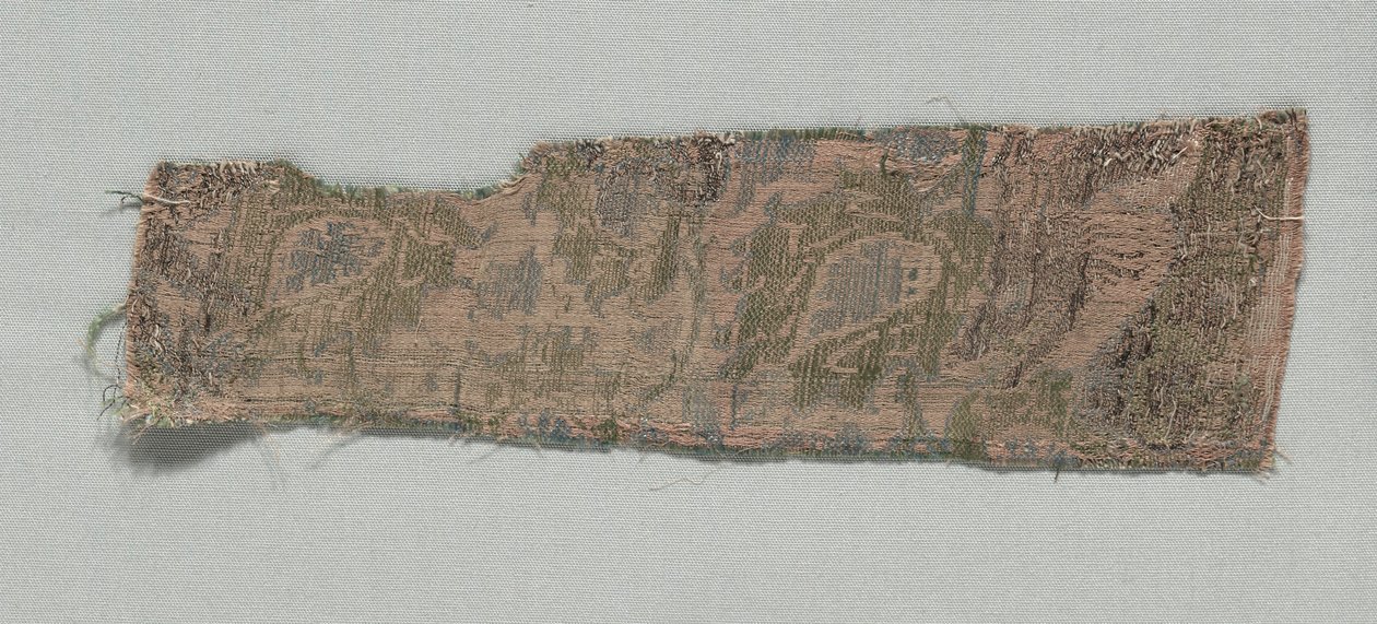 İtalyan Gotik İpeğinin Üç Parçası, 1350-1399. by Unbekannt