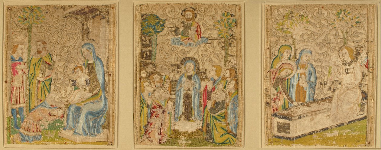 Üç Panel, İtalyan, 14. yüzyıl sonu. by Unbekannt