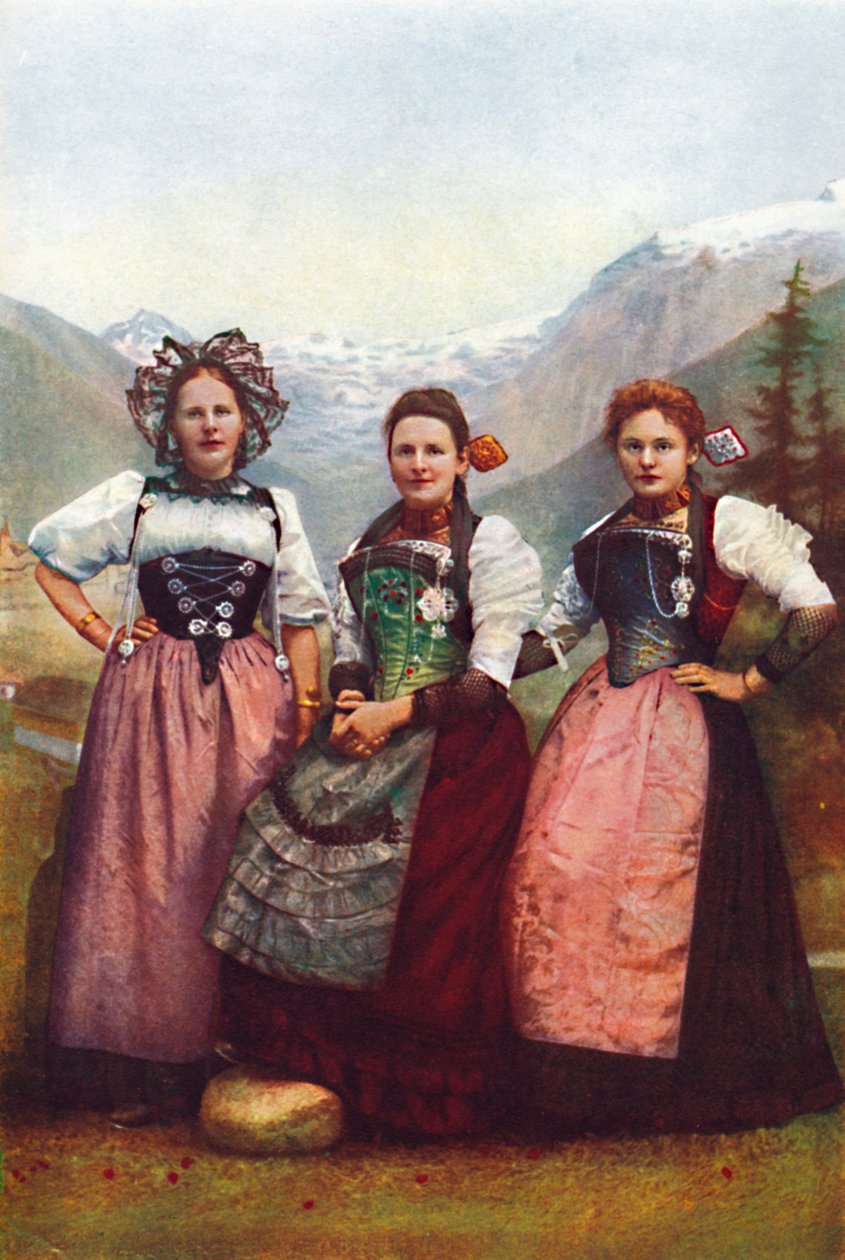 Üç İsviçreli kız, 1912 by Unbekannt