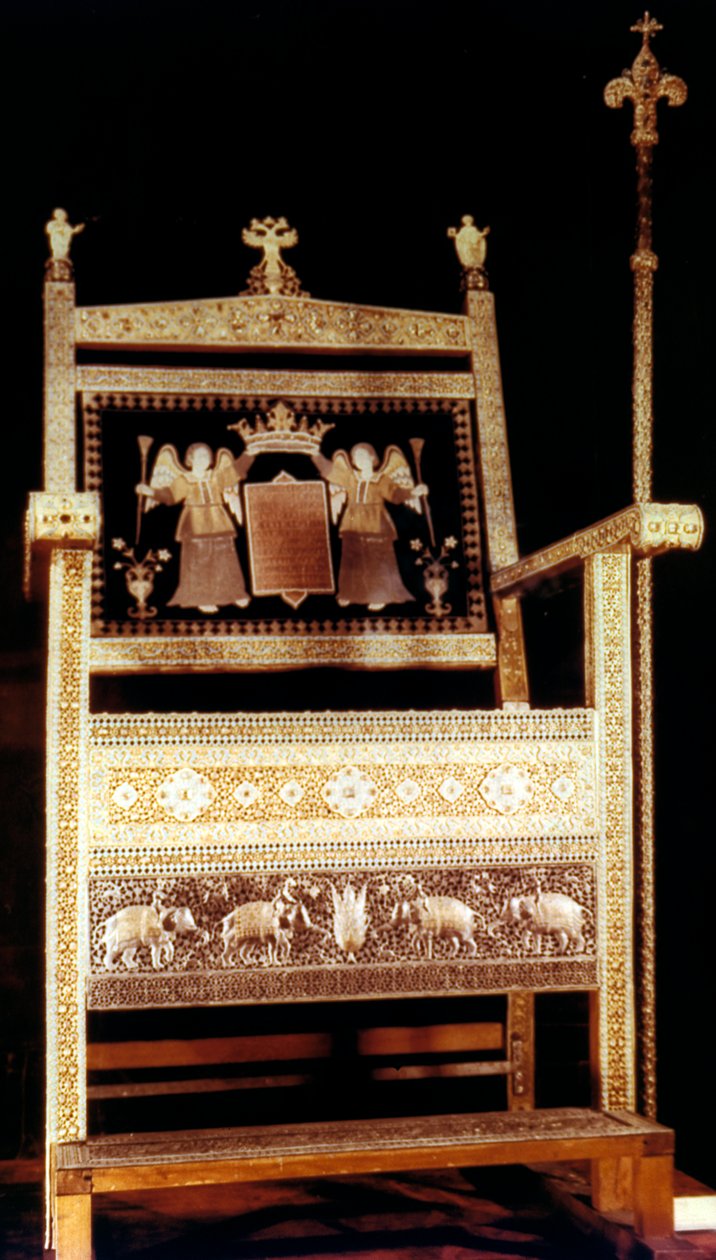 Çar Alexis Mihayloviç'in tahtı, 1659 by Unbekannt