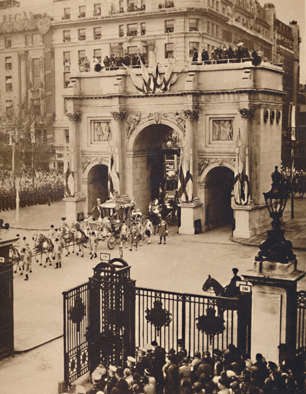 Hükümdarların Kapısından, Marble Arch, 12 Mayıs 1937 by Unbekannt