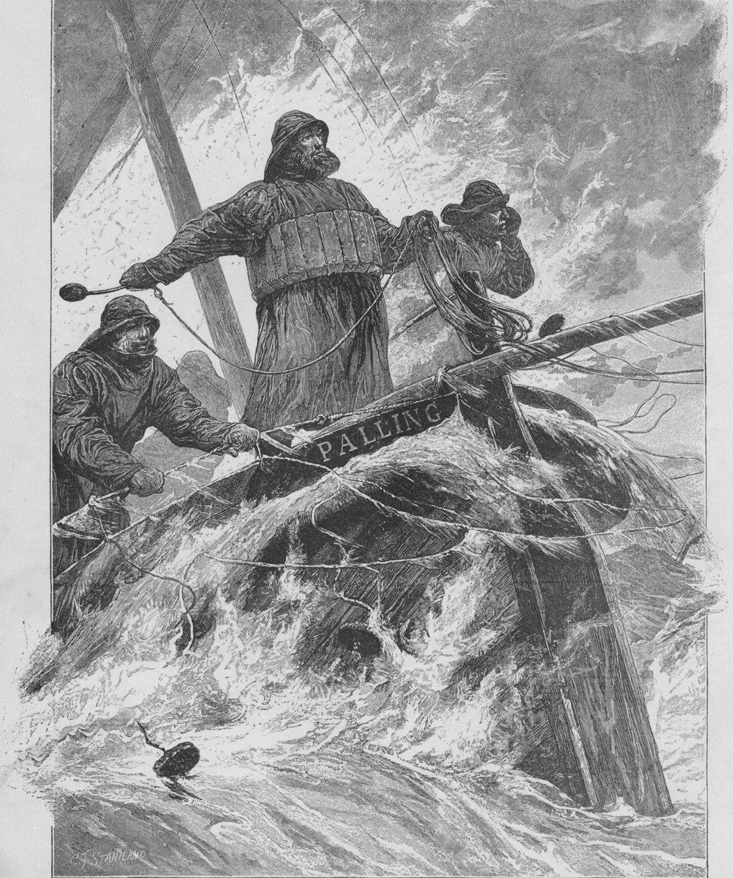Yaşam Çizgisini Atmak, 1890. by Unbekannt