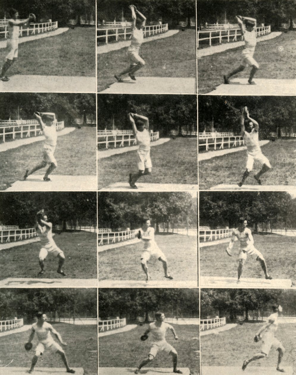 Diski dönmeden fırlatma, 1908. by Unbekannt