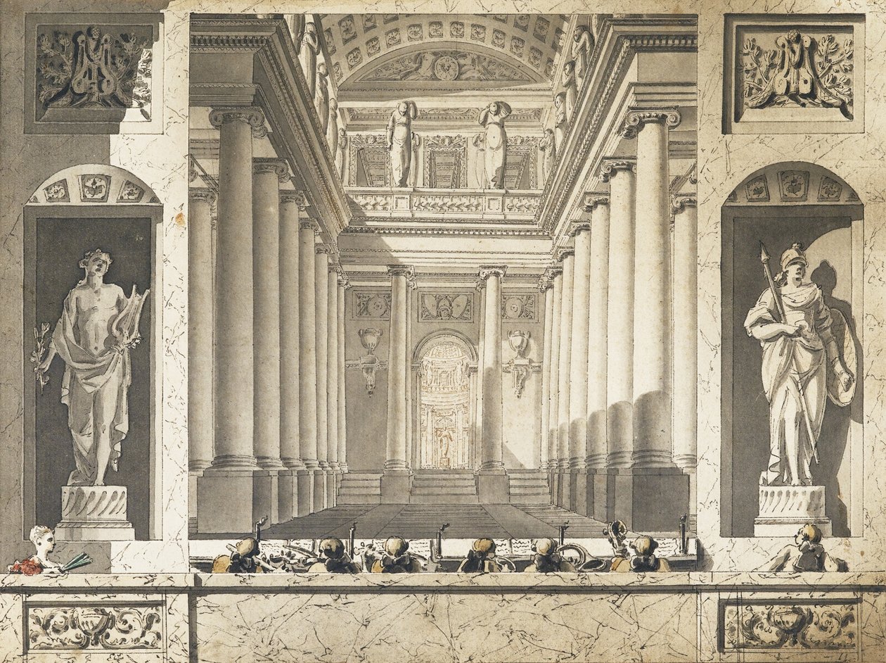 Tuileries Tiyatrosu, 1788 by Unbekannt