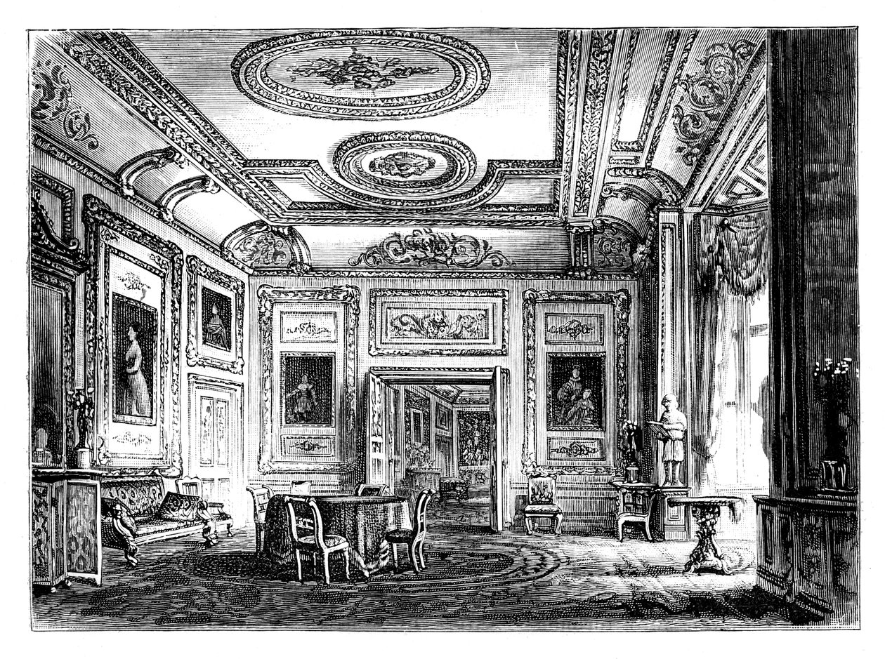 Beyaz Çizim Odası, Windsor Kalesi, c1888 by Unbekannt