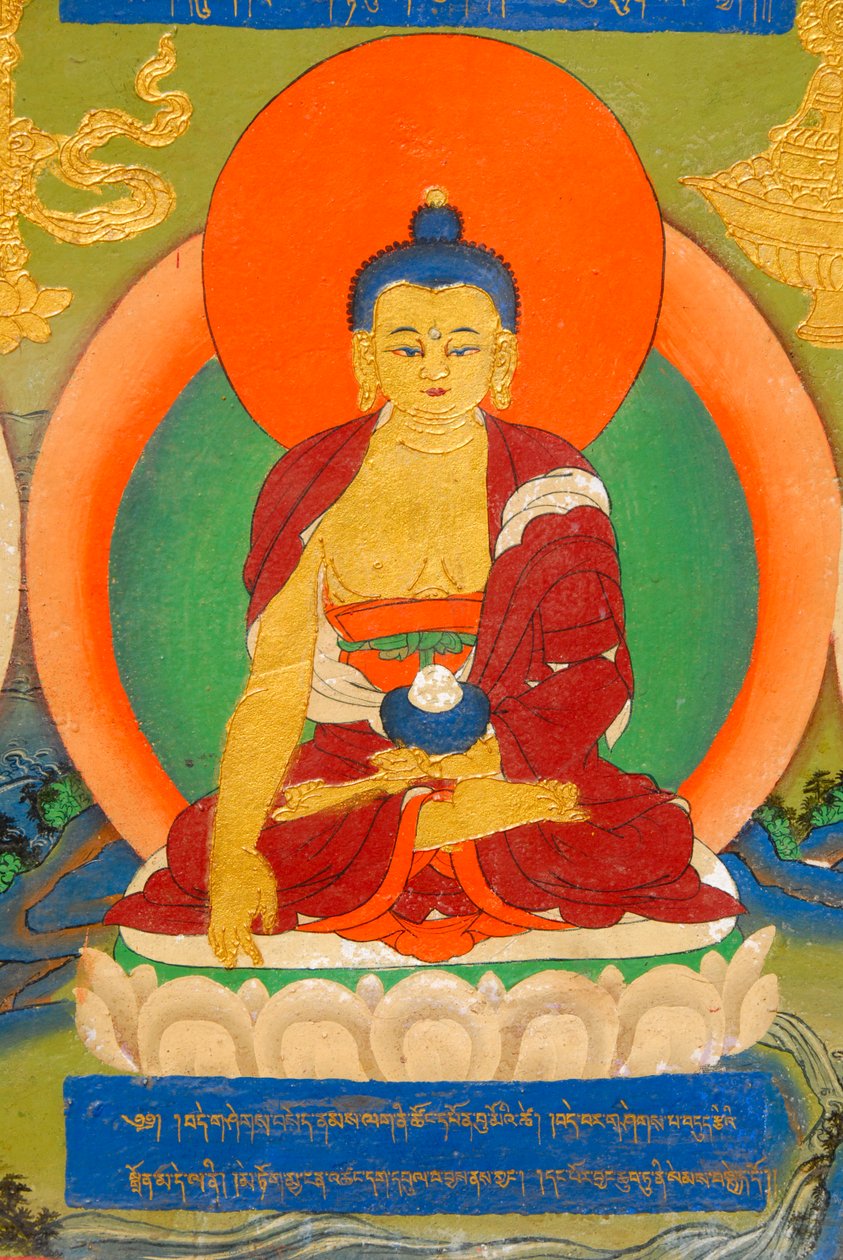 Tibet Budizmi; meditasyonda Buda