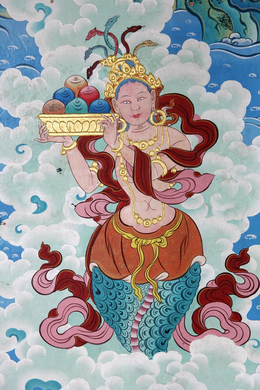 Tibet tanrıçası. Kopan Manastırı, Katmandu, Nepal by Unbekannt