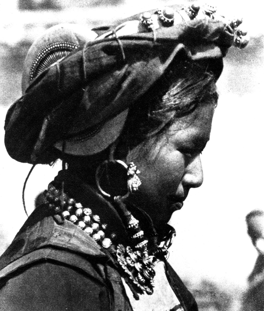 Tibetli kadın, 1938 by Unbekannt