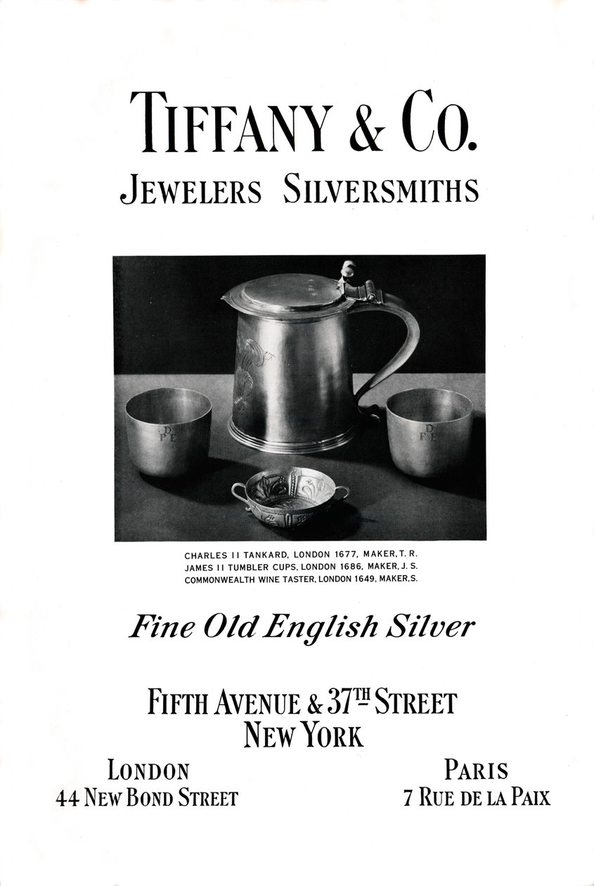 Tiffany & Co. reklamı, 1937 by Unbekannt