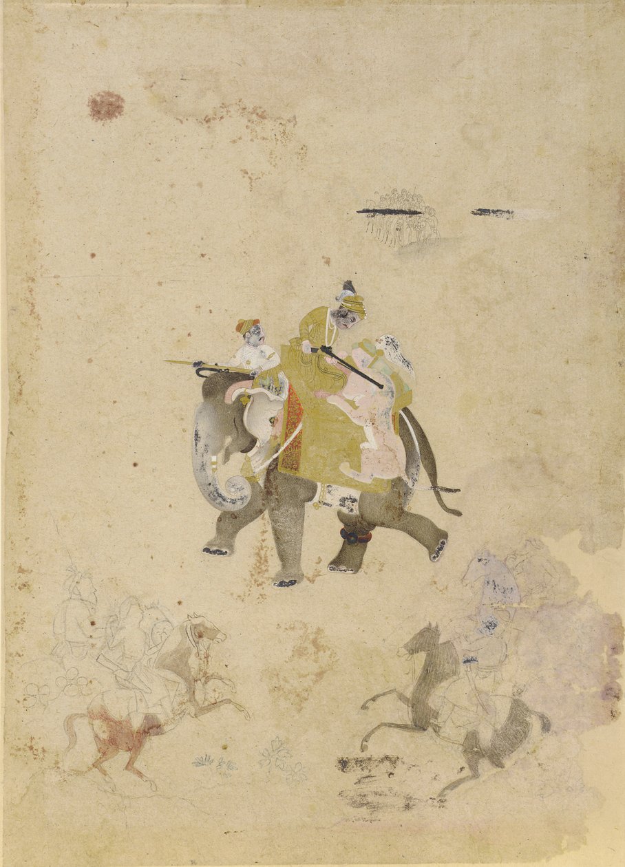 Kaplan avı, 18. yüzyıl. by Unbekannt