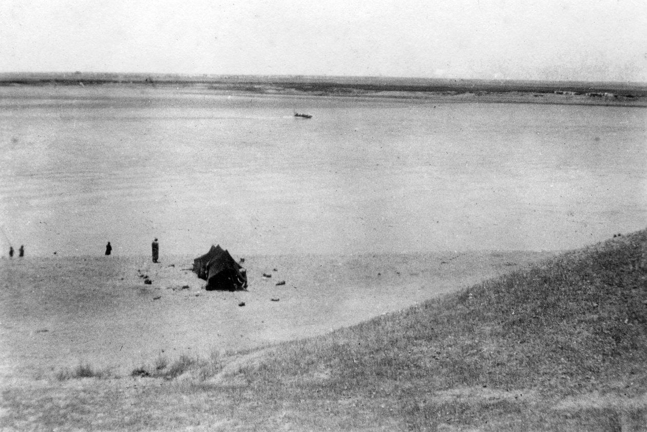Dicle Nehri, Samarra, Mezopotamya, 1918 by Unbekannt