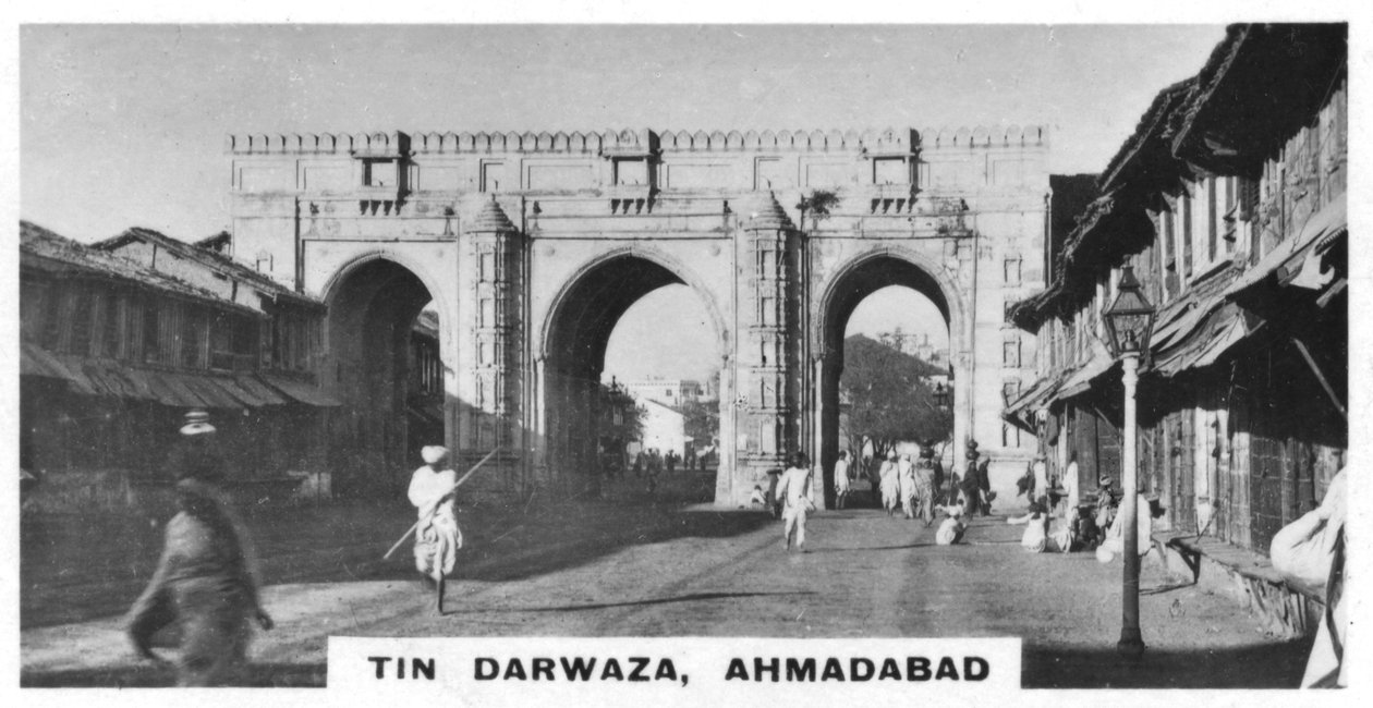 Üç Kapı, Ahmedabad, Gujarat, Hindistan, 1925 by Unbekannt