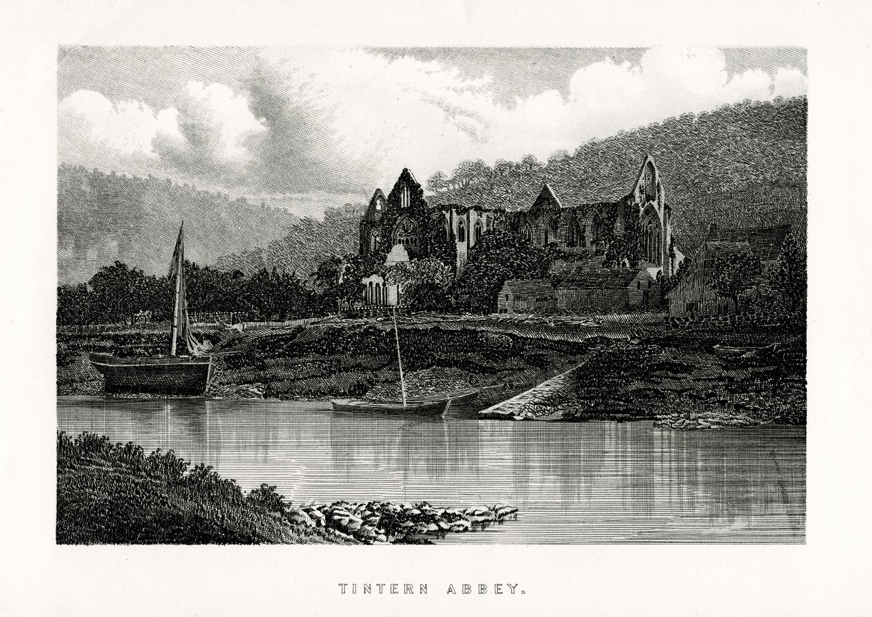 Tintern Manastırı, Monmouthshire, İngiltere, 1896 by Unbekannt