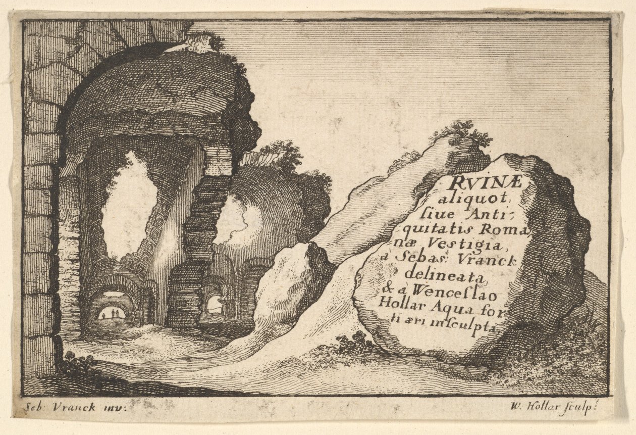 Başlık: Roma Harabeleri, yak. 1650. by Unbekannt