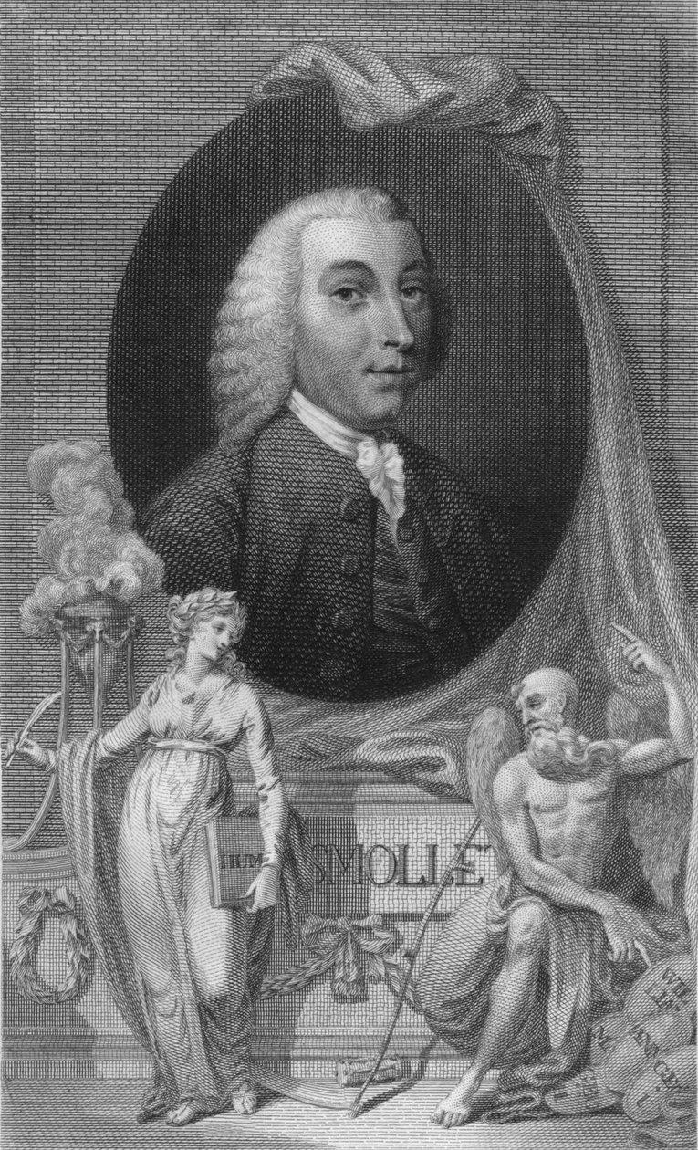 Tobias Smollett, 1790 by Unbekannt