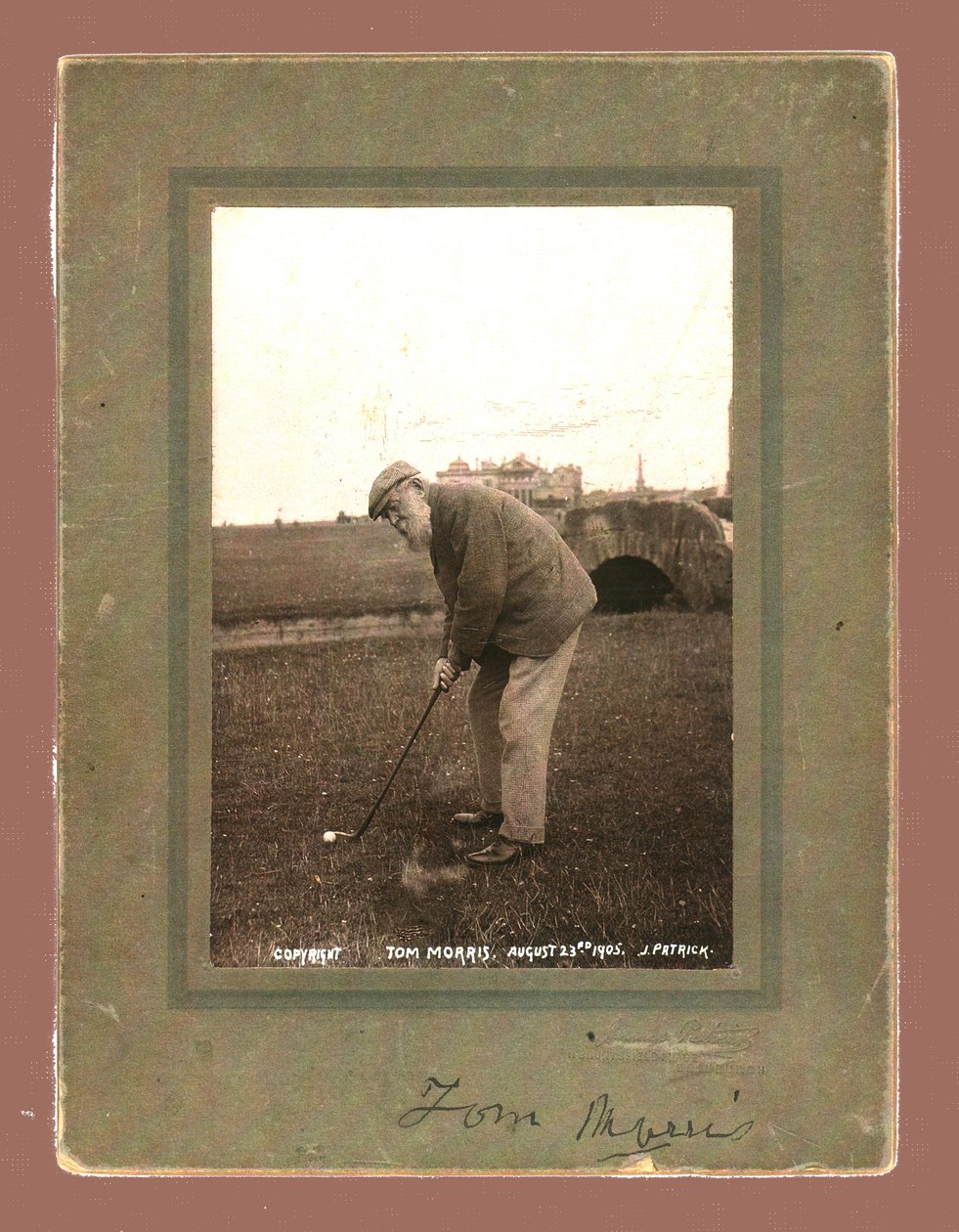Tom Morris, 23 Ağustos 1905 by Unbekannt