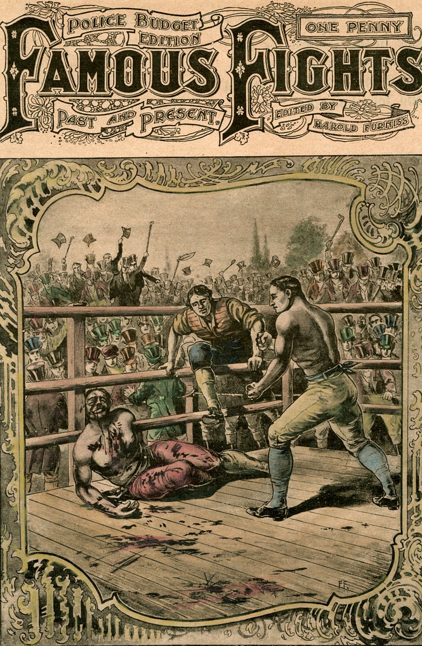 Tom Springs, Jack Langan ile ikinci kavga, 1824 19. yüzyılın sonları veya 20. yüzyılın başlarında by Unbekannt