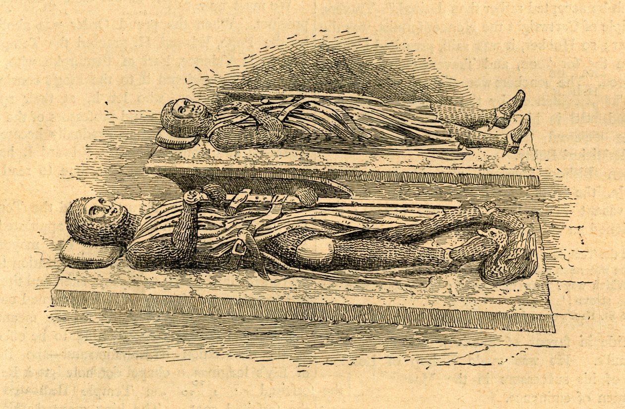 Tapınak Şövalyeleri Mezarları, 1870, 1897. by Unbekannt