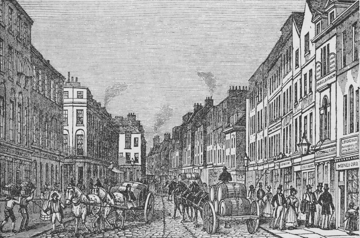 Ondokuzuncu Yüzyılın İlk Yarısında Tooley Caddesi, c1840, 1912 by Unbekannt