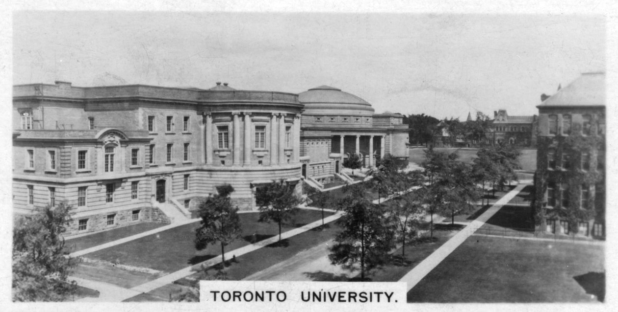 Toronto Üniversitesi, Kanada, c1920