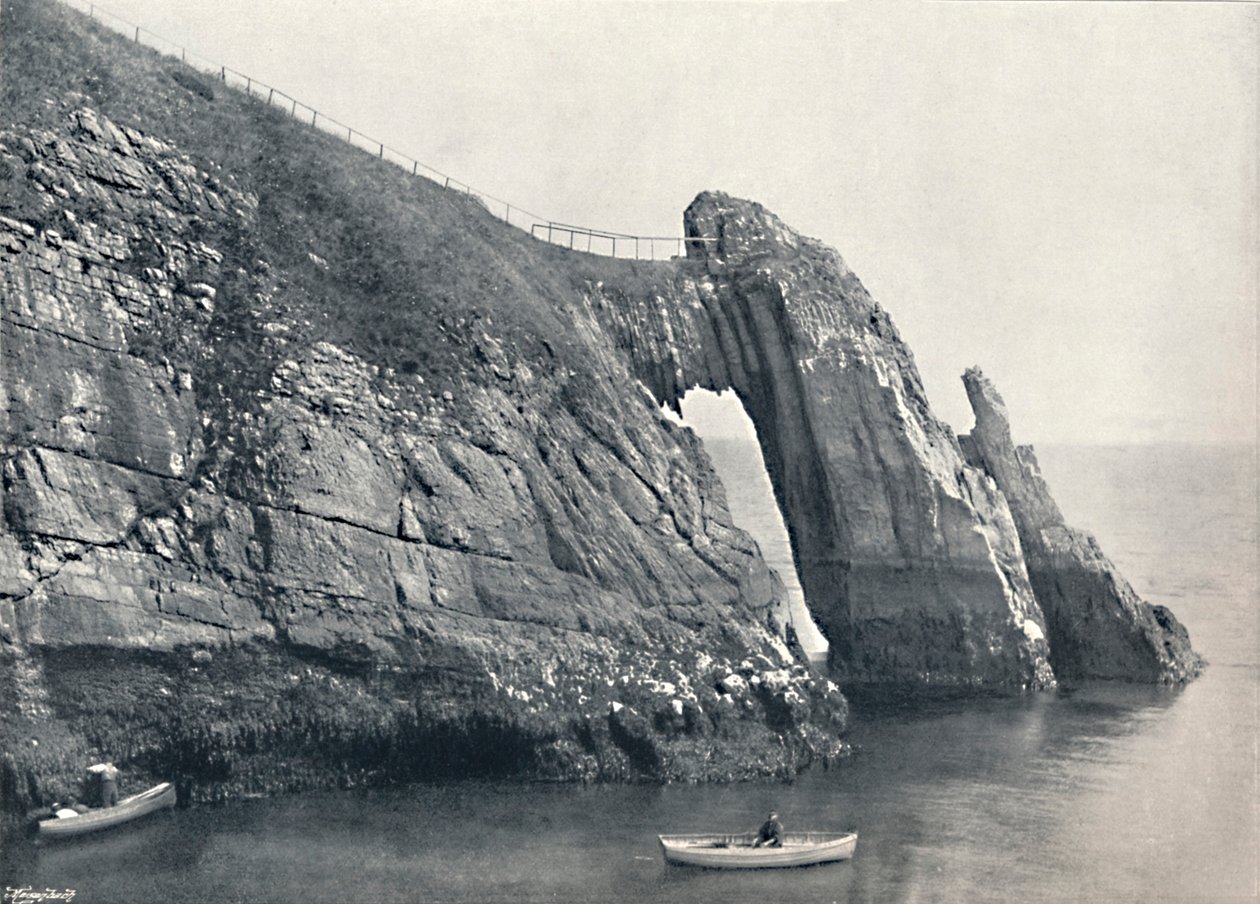 Torquay - Doğal Kemer Londra Köprüsü, 1895 by Unbekannt