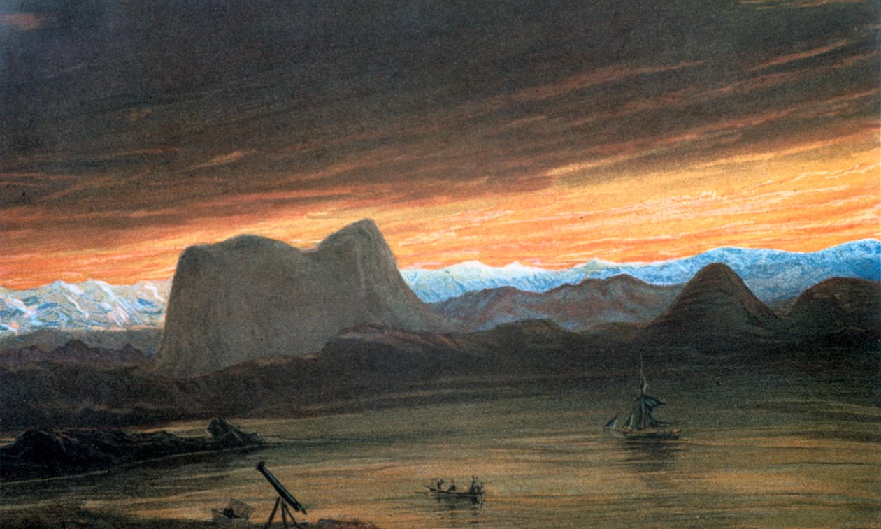 Tam güneş tutulması, 1851 1857 by Unbekannt