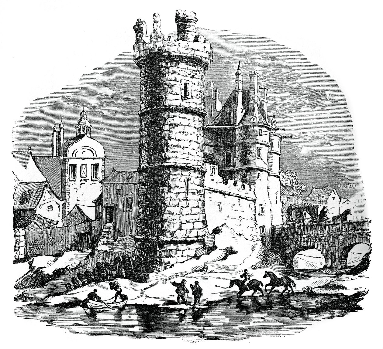 Tour de Nesle, Paris, 17. yüzyıl, 1870 by Unbekannt