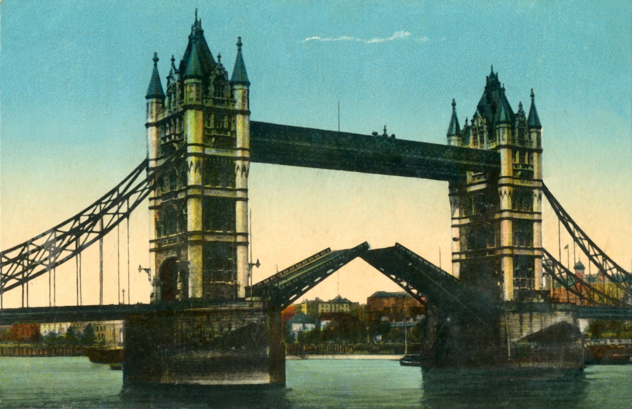 Tower Bridge, Londra, c1910. by Unbekannt