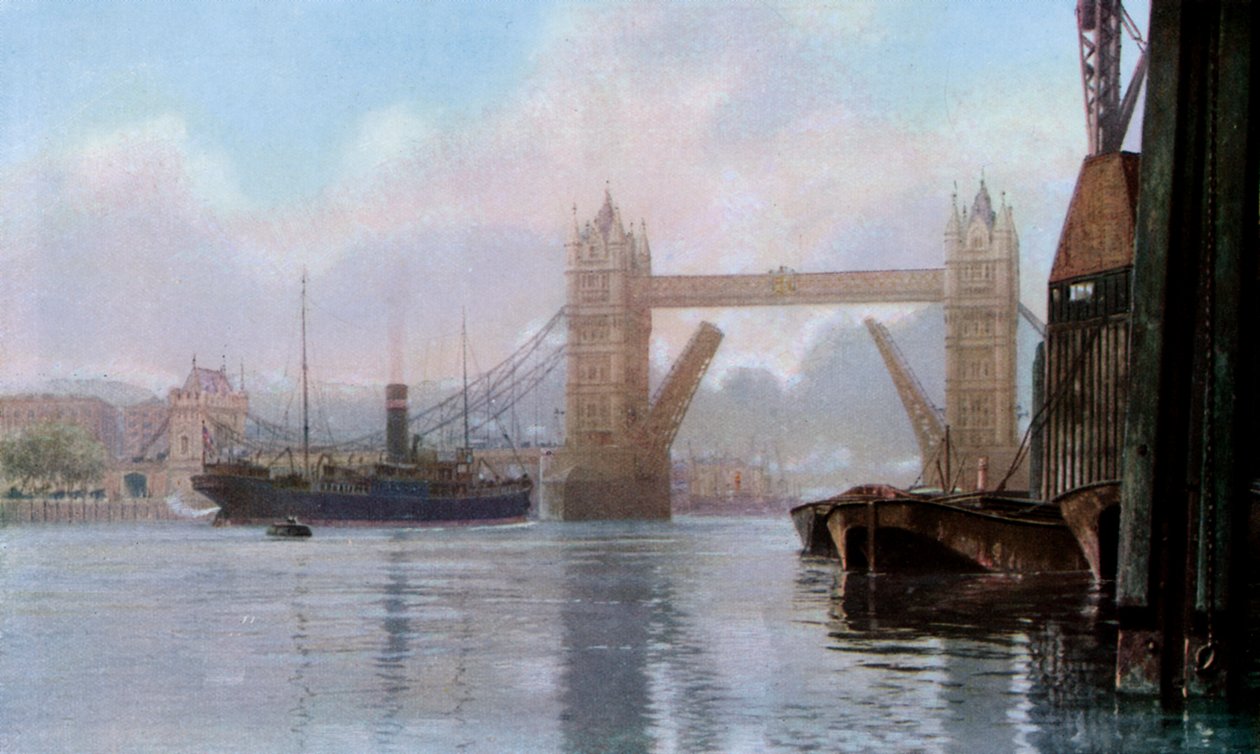 Tower Bridge, Londra, 1930