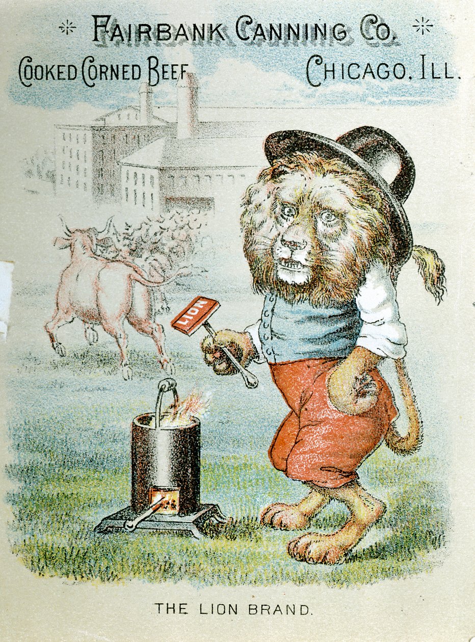 Fairbank Canning Company, Chicago, Illinois, c1890 için ticari kart by Unbekannt