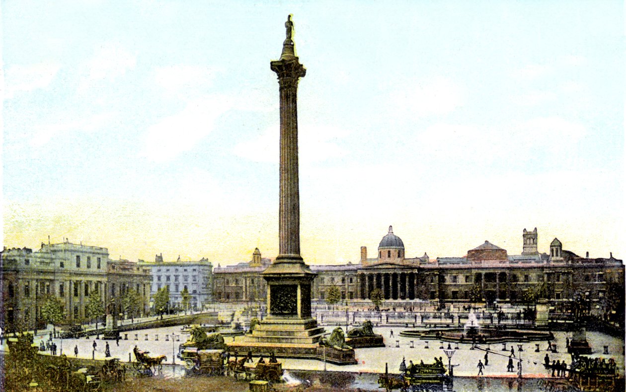 Trafalgar Meydanı ve Nelsons Sütunu, Londra, 20. Yüzyıl by Unbekannt