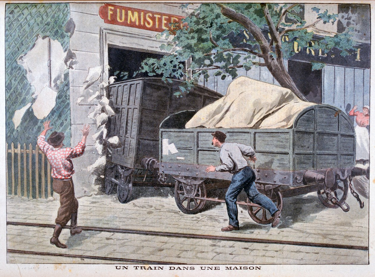 Tren kazası, 1900 by Unbekannt
