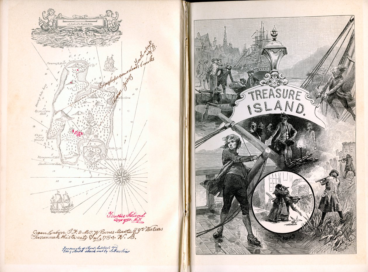 Hazine Adası, Robert Louis Stevenson, 1886 by Unbekannt