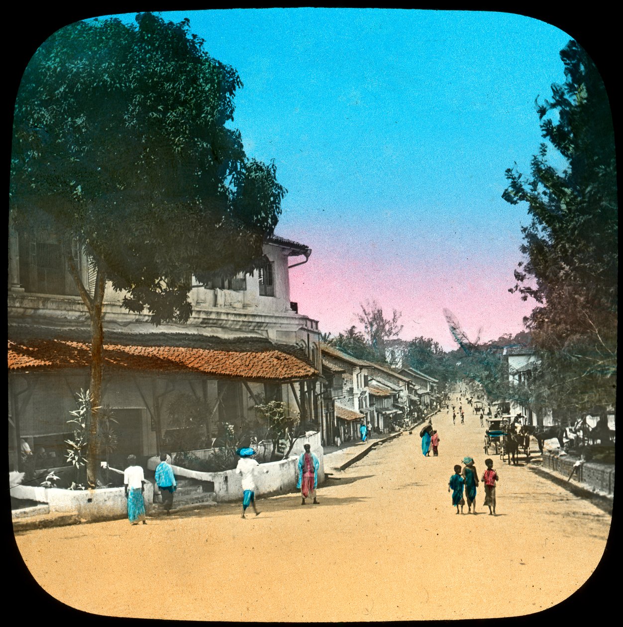 Trincomalee Caddesi, Kandy, Seylan, 19. yüzyılın sonları veya 20. yüzyılın başlarında by Unbekannt