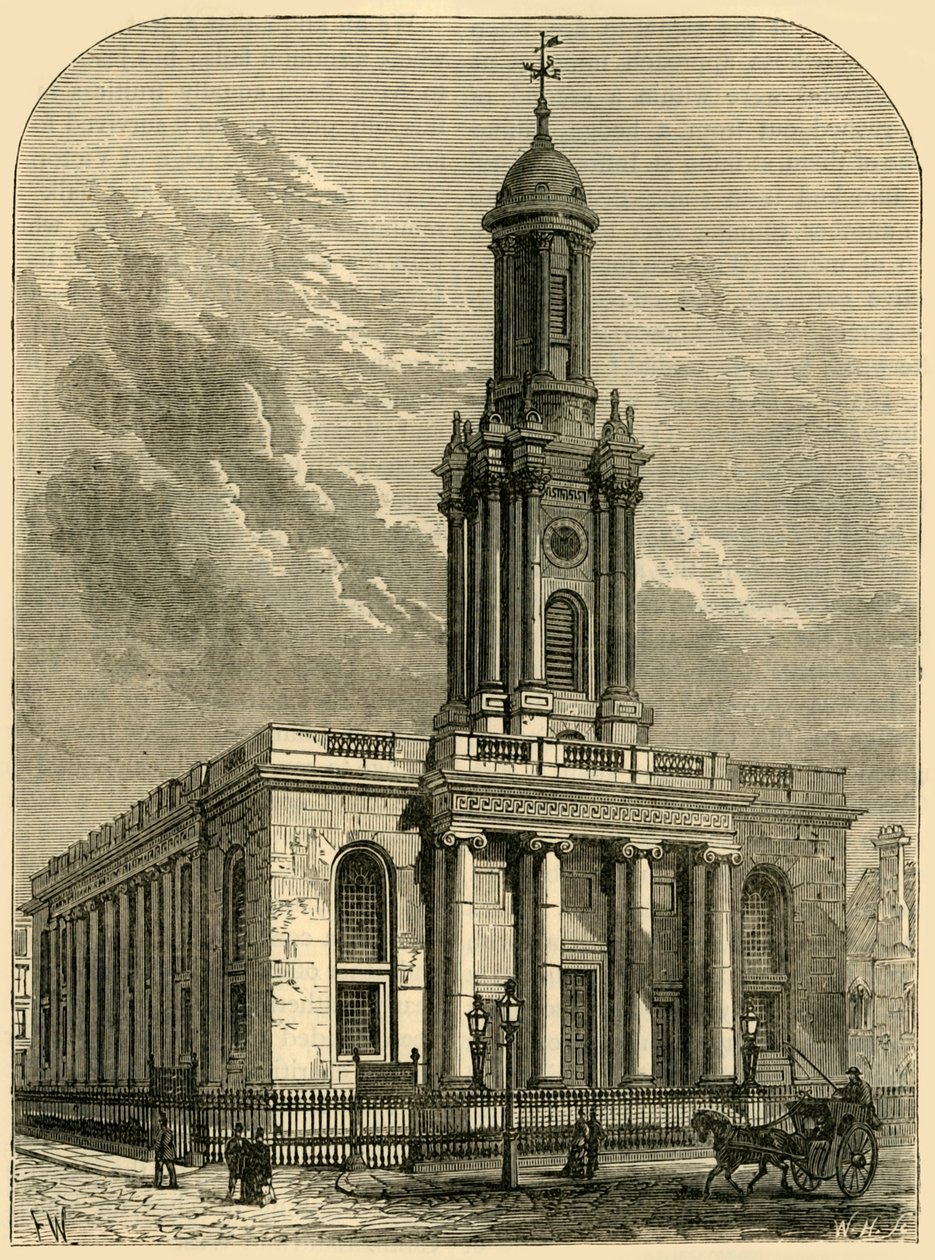 Trinity Kilisesi, Albany Caddesi, c1876. by Unbekannt
